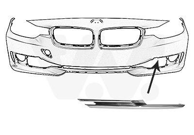 Van Wezel Blende, Stoßfänger [Hersteller-Nr. 0670483] für BMW
