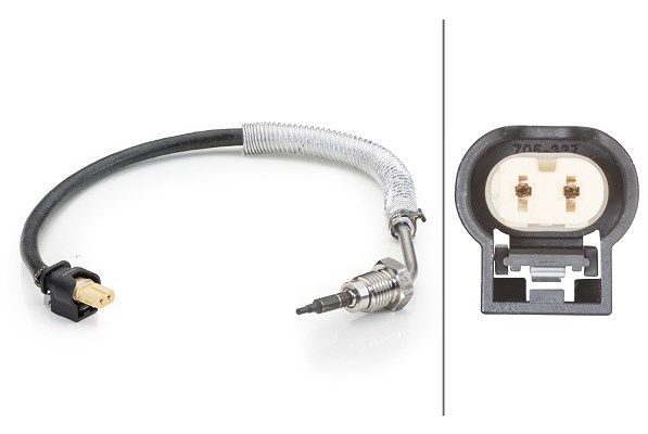 Hella Sensor, Abgastemperatur [Hersteller-Nr. 6PT014494-191] für Mercedes-Benz