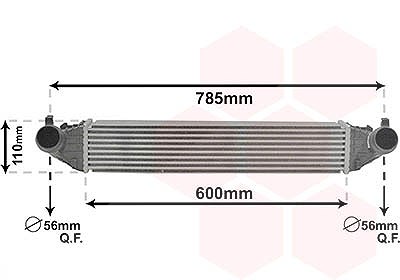 Van Wezel Ladeluftkühler [Hersteller-Nr. 37014702] für Opel