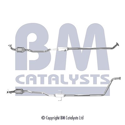 Bm Catalysts Katalysator [Hersteller-Nr. BM92151H] für Toyota, Citroën, Peugeot