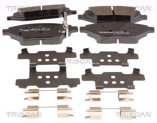 Triscan Bremsbelagsatz, Scheibenbremse [Hersteller-Nr. 811024053] für Opel, Vauxhall