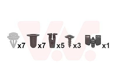 Van Wezel Montagesatz, Kotflügel [Hersteller-Nr. 5747796] für VW