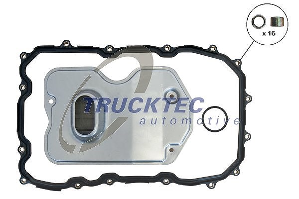 Trucktec Automotive Hydraulikfiltersatz, Automatikgetriebe [Hersteller-Nr. 07.25.028] für Porsche, Audi, VW