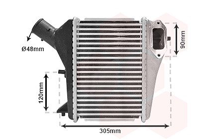 Van Wezel Ladeluftkühler [Hersteller-Nr. 25014702] für Honda