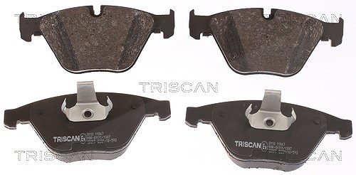 Triscan Bremsbelagsatz, Scheibenbremse [Hersteller-Nr. 811011067] für BMW