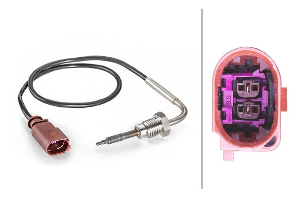 Hella Sensor, Abgastemperatur [Hersteller-Nr. 6PT014494-361] für VW