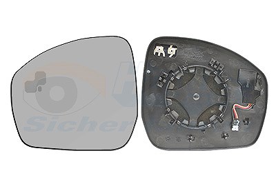 Van Wezel Spiegelglas, Außenspiegel [Hersteller-Nr. 0258835] für Land Rover