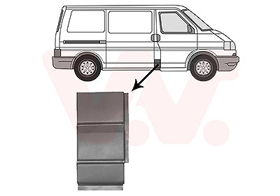 Van Wezel Seitenwand [Hersteller-Nr. 5874116] für VW