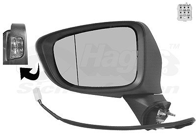 Van Wezel Außenspiegel [Hersteller-Nr. 2766817] für Mazda