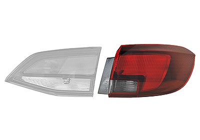 Van Wezel Heckleuchte [Hersteller-Nr. 3811922] für Opel
