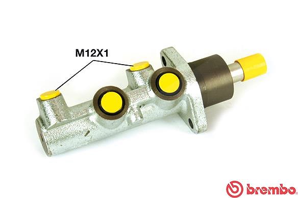 Brembo Hauptbremszylinder [Hersteller-Nr. M68026] für Alfa Romeo, Lancia