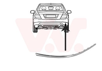 Van Wezel Blende, Stoßfänger [Hersteller-Nr. 3091554] für Mercedes-Benz