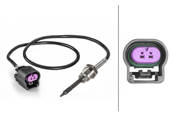Hella Sensor, Abgastemperatur [Hersteller-Nr. 6PT014494-391] für Chevrolet