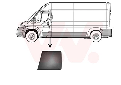 Van Wezel Zier-/Schutzleiste, Seitenwand [Hersteller-Nr. 1651405] für Fiat, Peugeot, Citroën, Opel