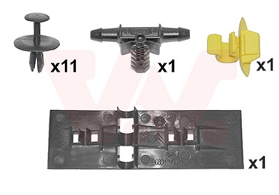 Van Wezel Montagesatz, Motorhaube [Hersteller-Nr. 4042797] für Peugeot