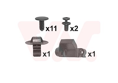 Van Wezel Montagesatz, Motorhaube [Hersteller-Nr. 4060797] für Peugeot