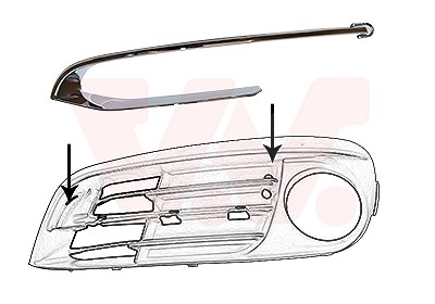 Van Wezel Blende, Stoßfänger [Hersteller-Nr. 0619585] für BMW
