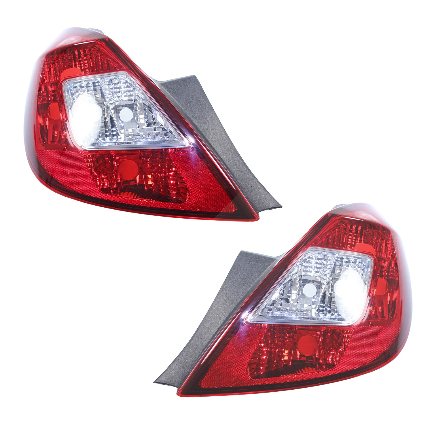 Bestprice 2x Heckleuchte, Blinker weiß, ohne Lampenträger [Hersteller-Nr. 10427832] für Opel