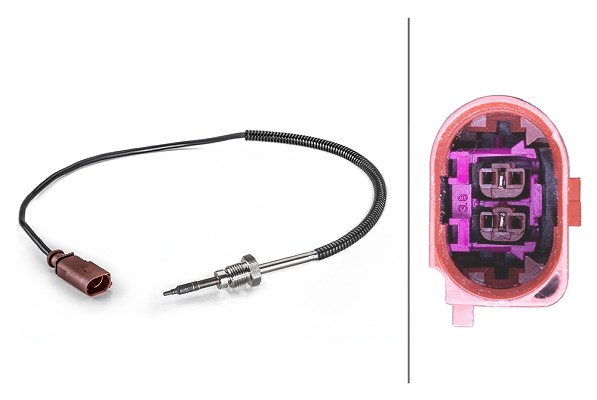 Hella Sensor, Abgastemperatur [Hersteller-Nr. 6PT014494-421] für VW
