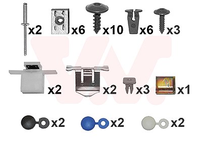 Van Wezel Montagesatz, Stoßfänger [Hersteller-Nr. 5894794] für VW