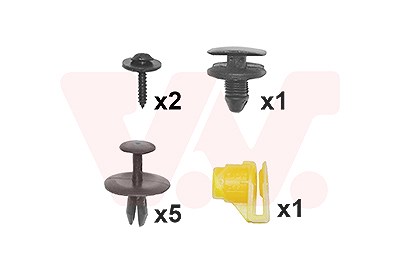 Van Wezel Montagesatz, Kotflügel [Hersteller-Nr. 4032796] für Peugeot