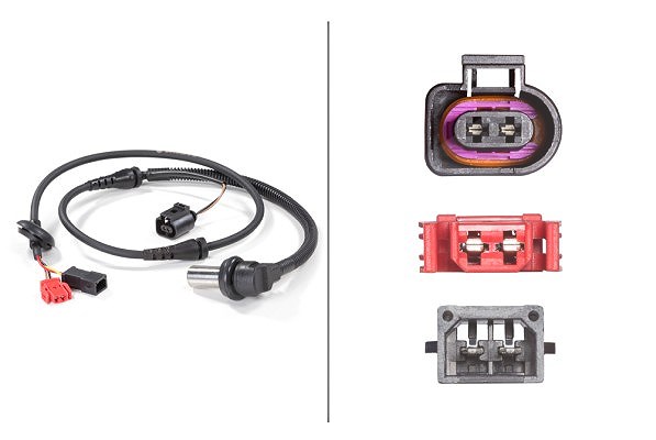 Hella Sensor, Raddrehzahl [Hersteller-Nr. 6PU012806-161] für Audi
