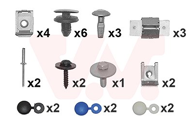 Van Wezel Montagesatz, Stoßfänger [Hersteller-Nr. 0925794] für Citroën