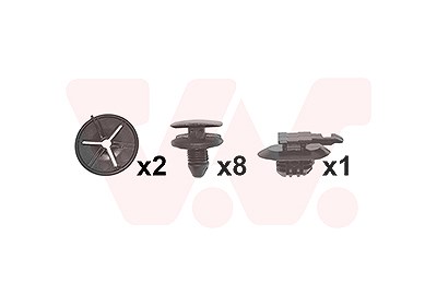 Van Wezel Montagesatz, Stoßfänger [Hersteller-Nr. 4029793] für Peugeot