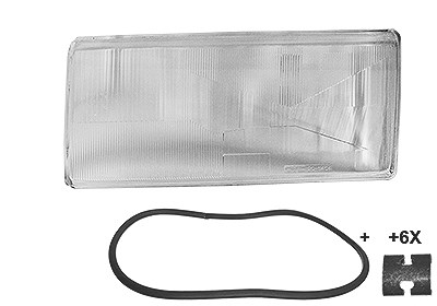 Van Wezel Streuscheibe, Hauptscheinwerfer [Hersteller-Nr. 5928977] für Volvo