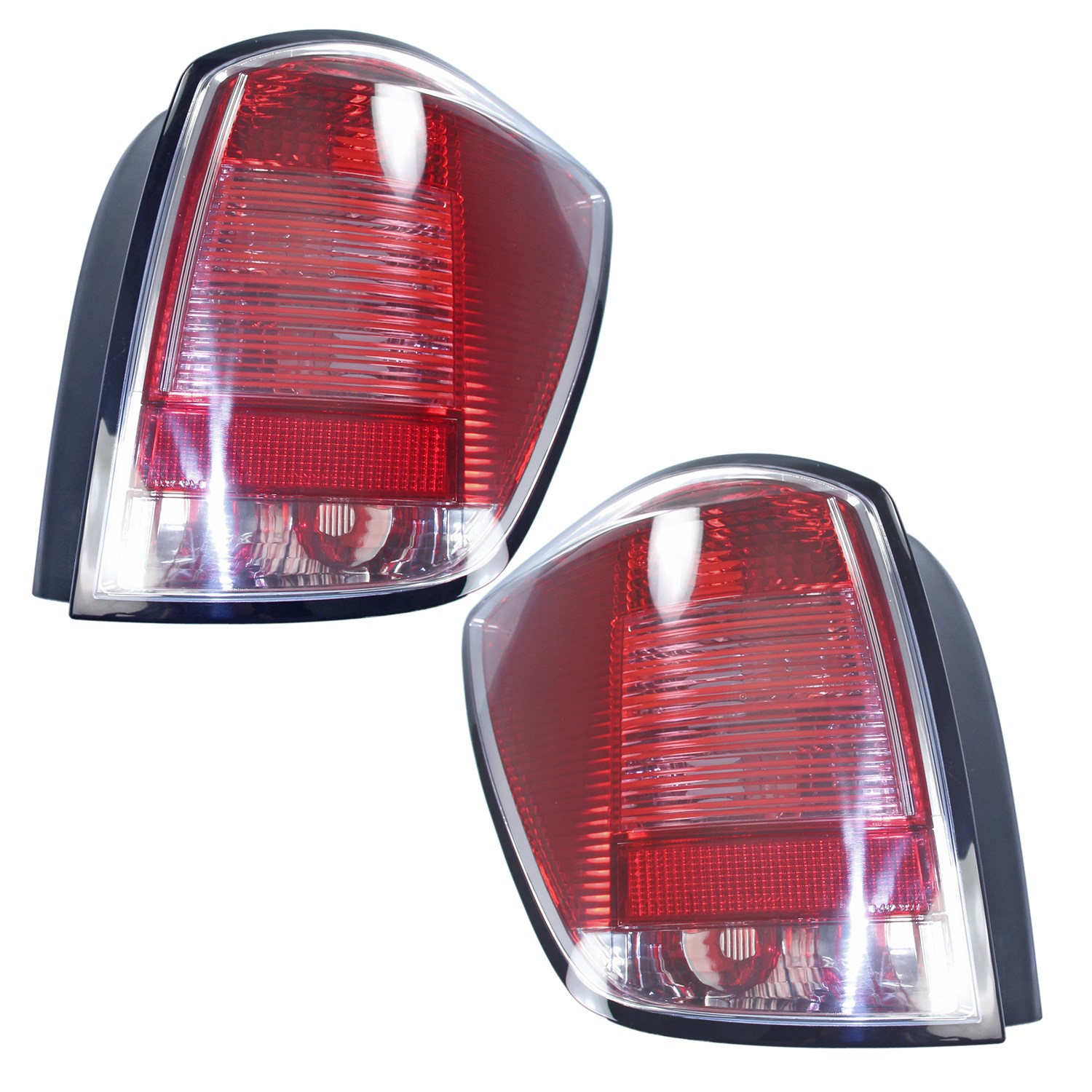 Bestprice 2x Heckleuchte rot, ohne Lampenträger [Hersteller-Nr. 10427845] für Opel