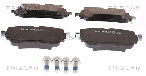 Triscan Bremsbeläge hinten (Satz) [Hersteller-Nr. 811029187] für VW, Audi