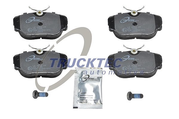 Trucktec Automotive Bremsbelagsatz, Scheibenbremse [Hersteller-Nr. 08.35.008] für BMW