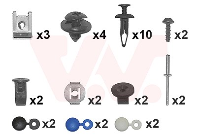 Van Wezel Montagesatz, Stoßfänger [Hersteller-Nr. 1808794] für Ford