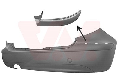 Van Wezel Stoßfänger [Hersteller-Nr. 3017546] für Mercedes-Benz
