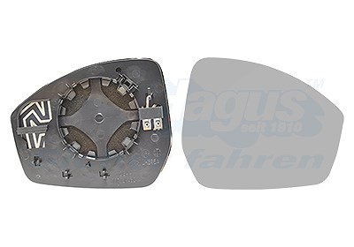 Van Wezel Spiegelglas, Außenspiegel [Hersteller-Nr. 0261838] für Land Rover, Jaguar