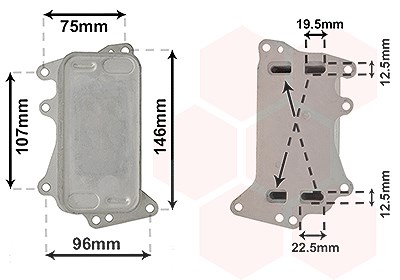 Van Wezel Ölkühler, Automatikgetriebe [Hersteller-Nr. 06003556] für BMW