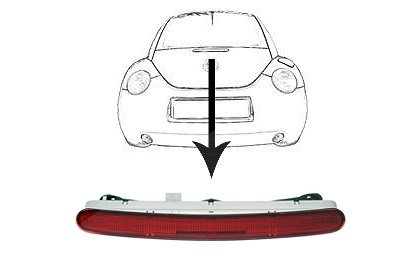 Van Wezel Zusatzbremsleuchte [Hersteller-Nr. 5803929] für VW