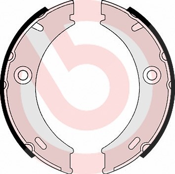 Brembo Bremsbackensatz, Feststellbremse [Hersteller-Nr. S50513] für VW, Mercedes-Benz