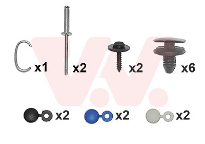 Van Wezel Montagesatz, Stoßfänger [Hersteller-Nr. 0929793] für Ds, Citroën