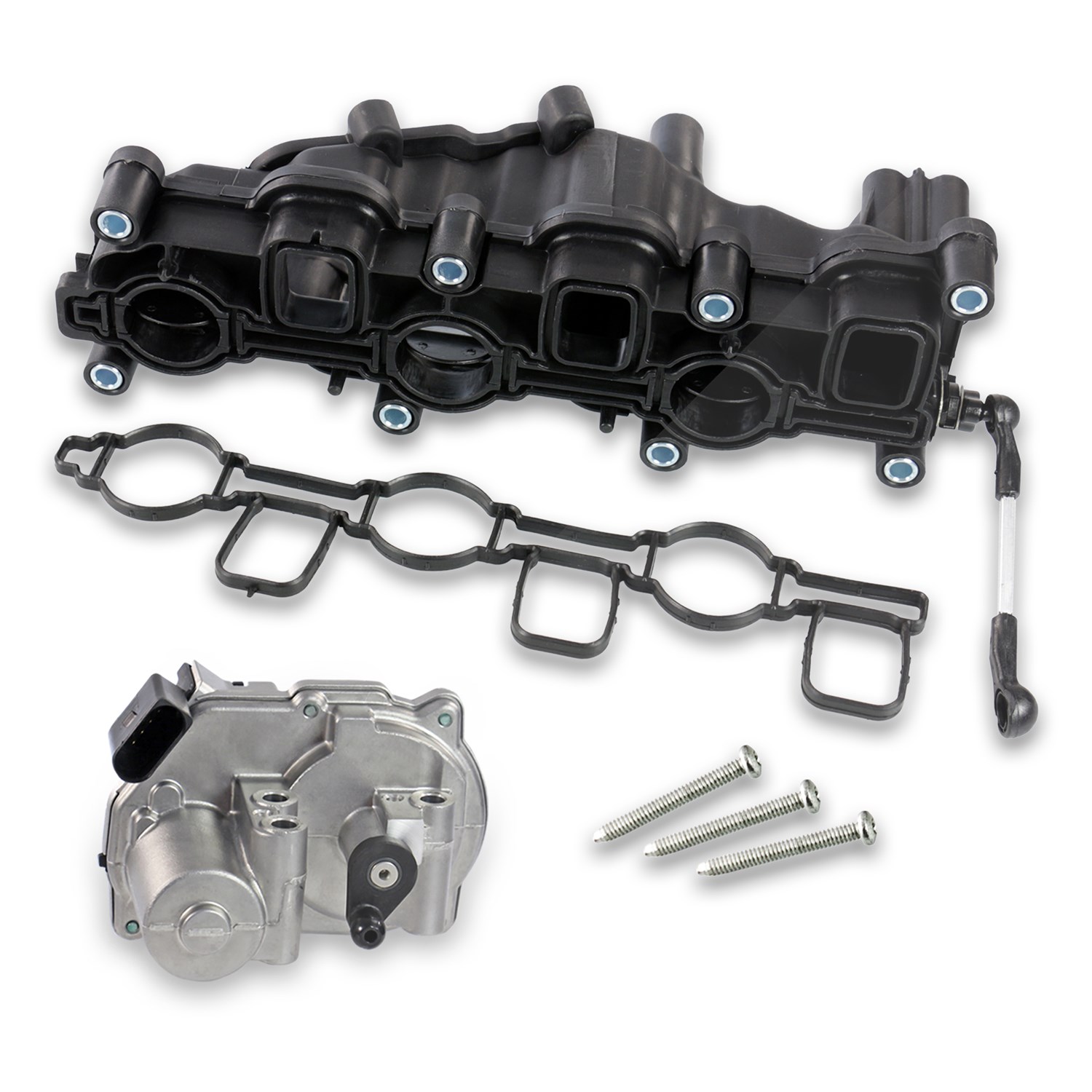 Bestprice Saugrohr inkl. Stellmotor rechts [Hersteller-Nr. 40207374] für Audi, VW