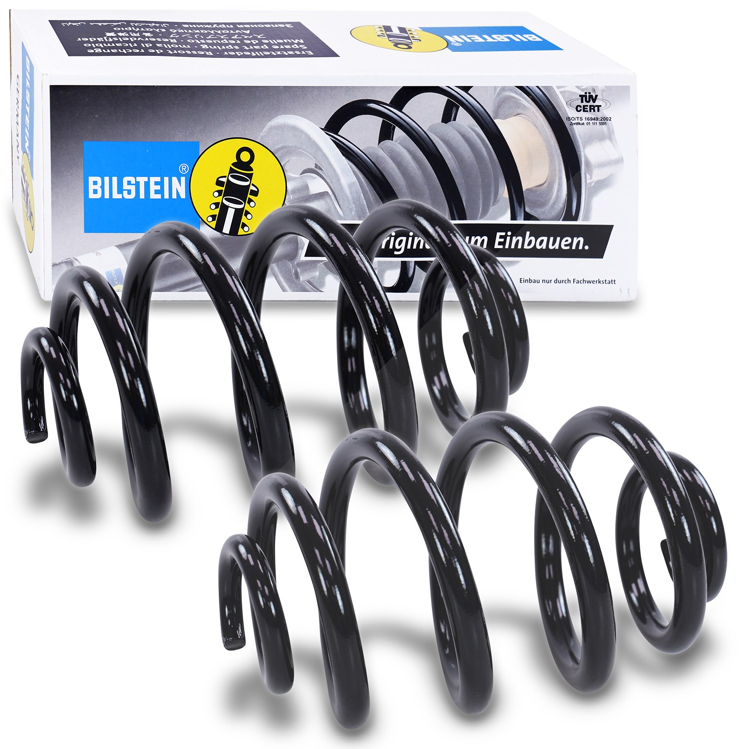 Bilstein 2x Fahrwerksfeder hinten [Hersteller-Nr. 40022068] für VW, Seat, Ford