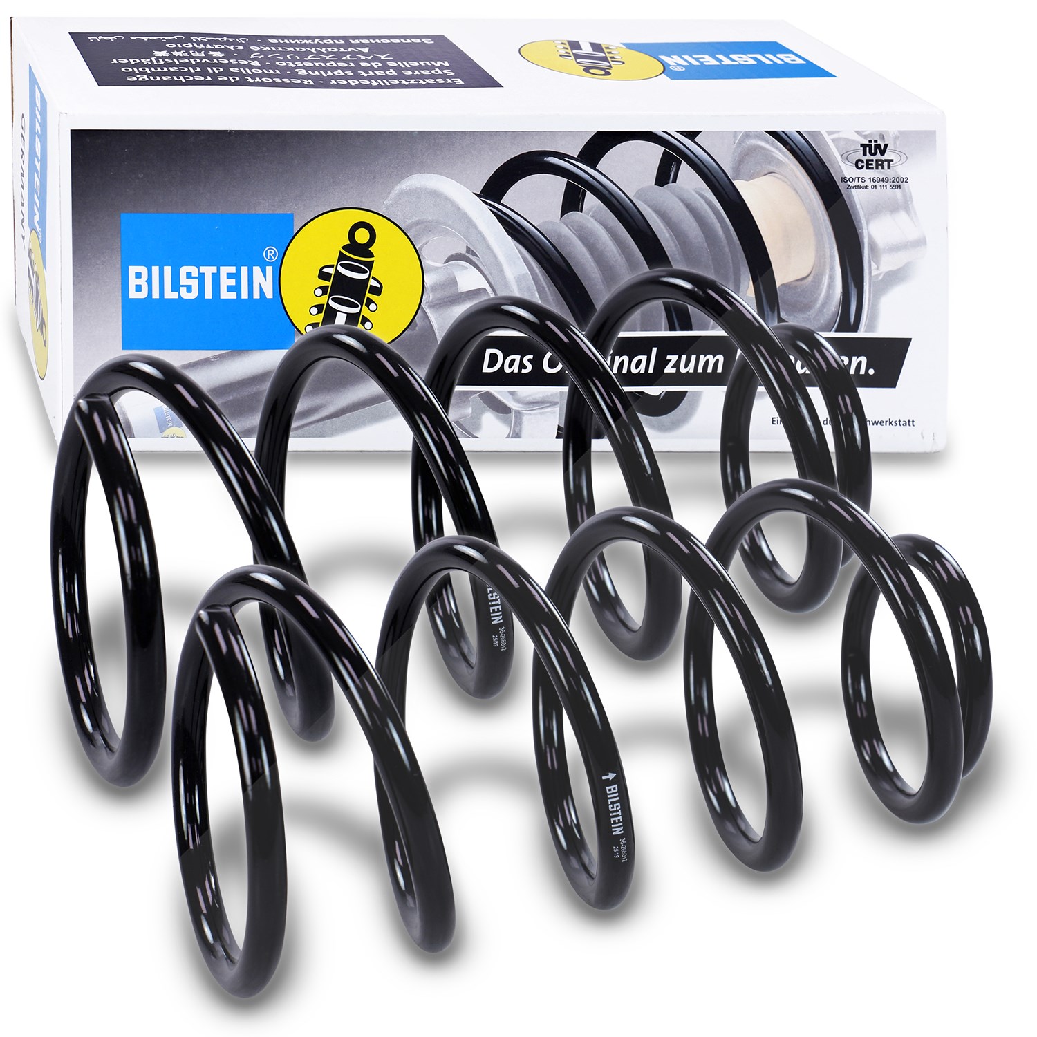 Bilstein 2x Fahrwerksfeder vorne [Hersteller-Nr. 36-266012] für Ford