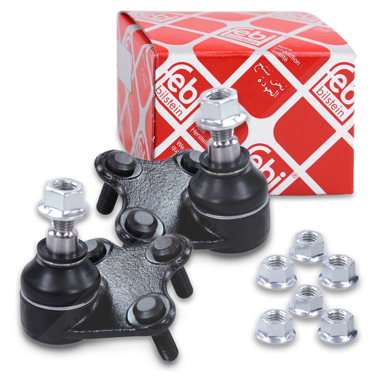 Febi Bilstein 2x Trag-/Führungsgelenk [Hersteller-Nr. 40192230] für VW, Audi, Skoda, Seat