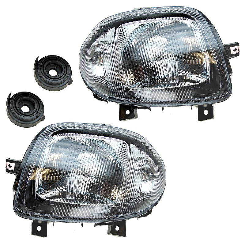 Bestprice 2x Scheinwerfer H4 elektr. LWR o. Stellmotor [Hersteller-Nr. 10427871] für Renault
