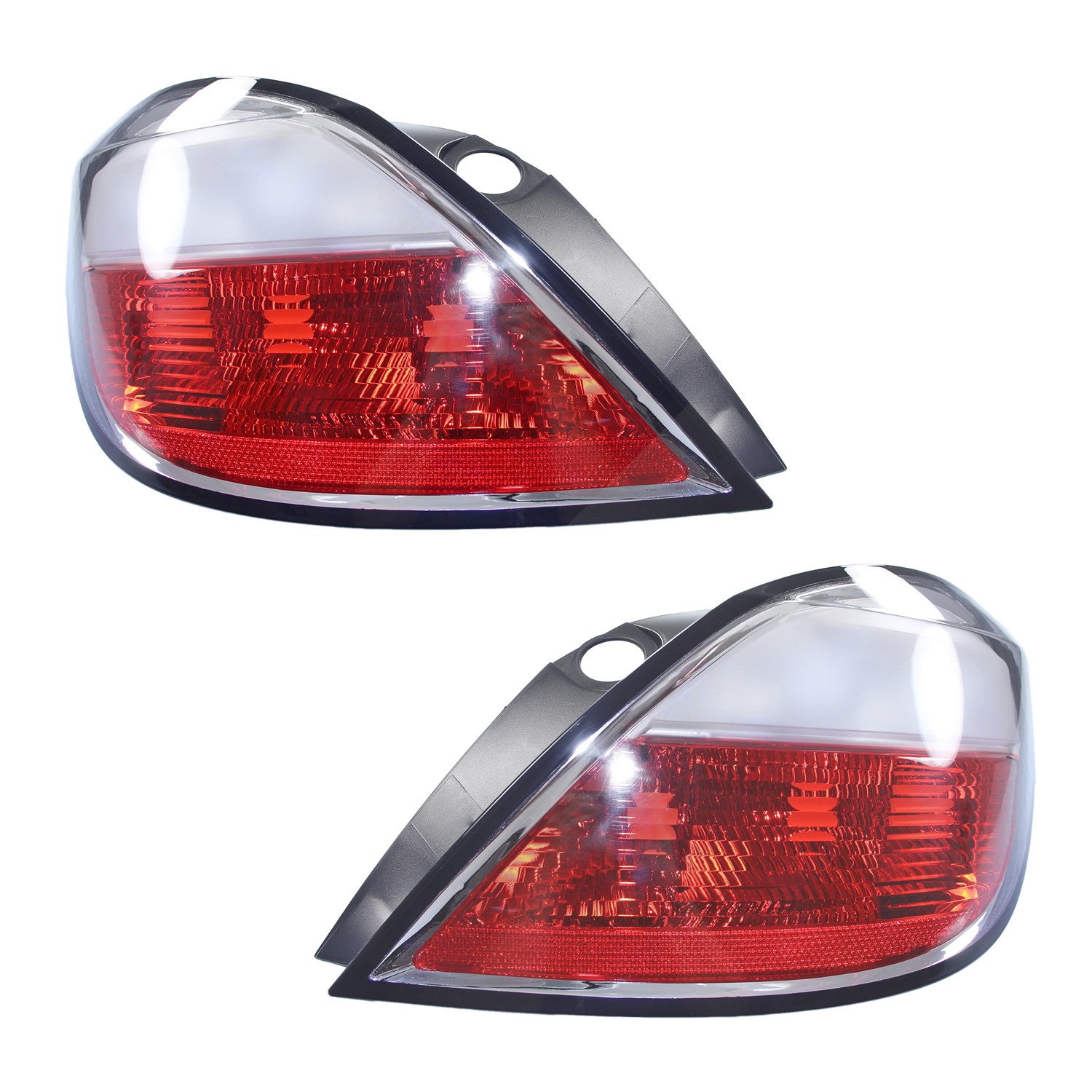 Bestprice 2x Heckleuchte rot, Blinker weiß, ohne Lampenträge [Hersteller-Nr. 10427879] für Opel