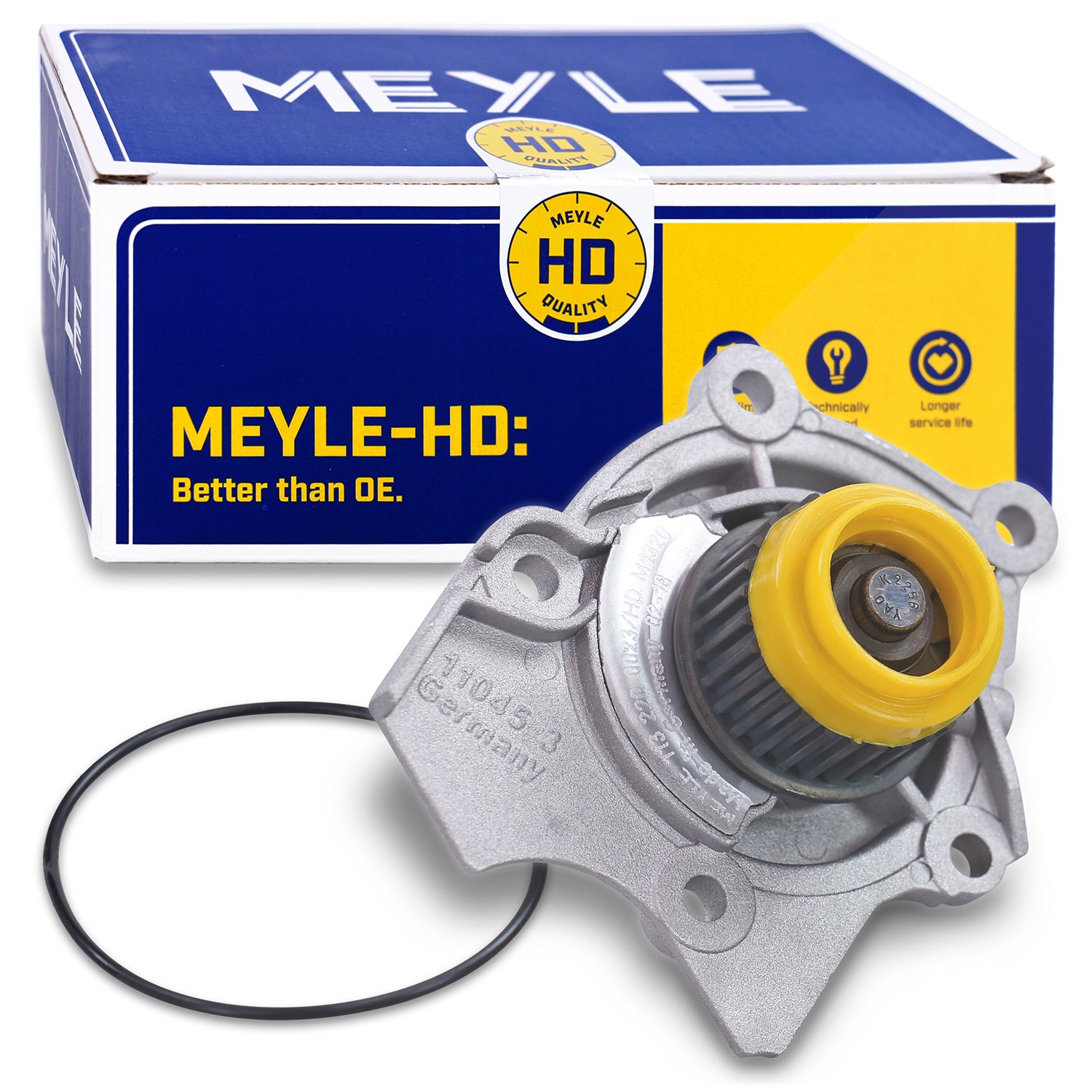 Meyle Wasserpumpe ohne Gehäuse [Hersteller-Nr. 1132200023/HD] für VW, Seat, Audi, Skoda