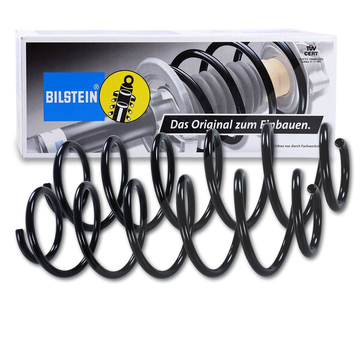 Bilstein 2x Fahrwerksfeder vorne [Hersteller-Nr. 37-233877] für Smart