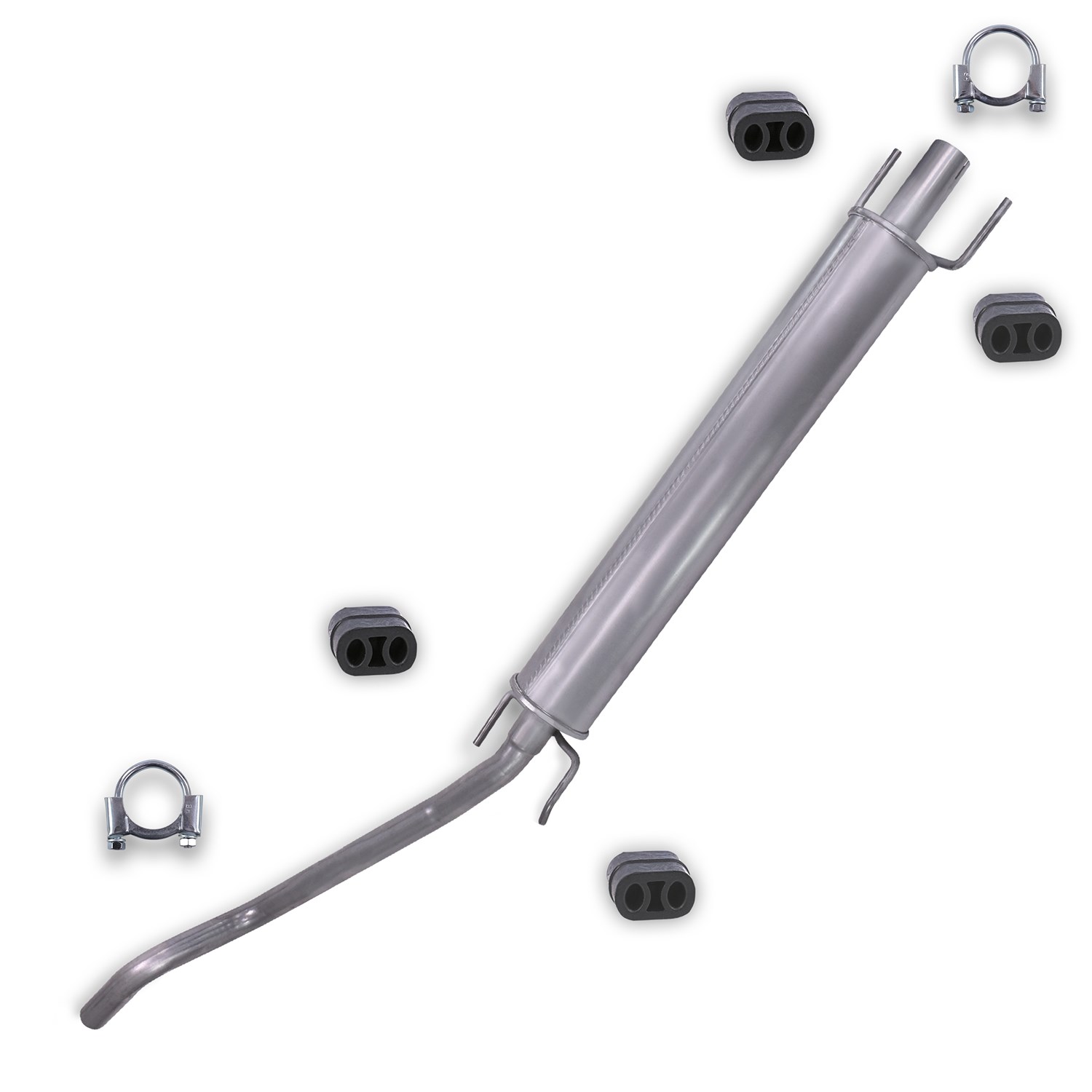 Imasaf Mittelschalldämpfer + Montagematerial [Hersteller-Nr. 53.37.46] für Opel