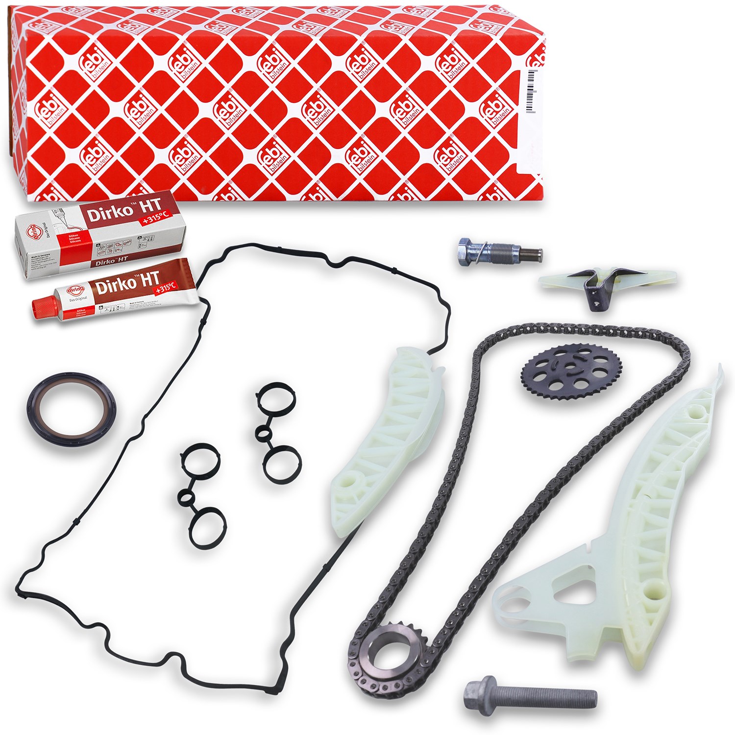 Febi Bilstein Steuerkettensatz + Dichtungen [Hersteller-Nr. 100301] für Peugeot, Ds, Citroën