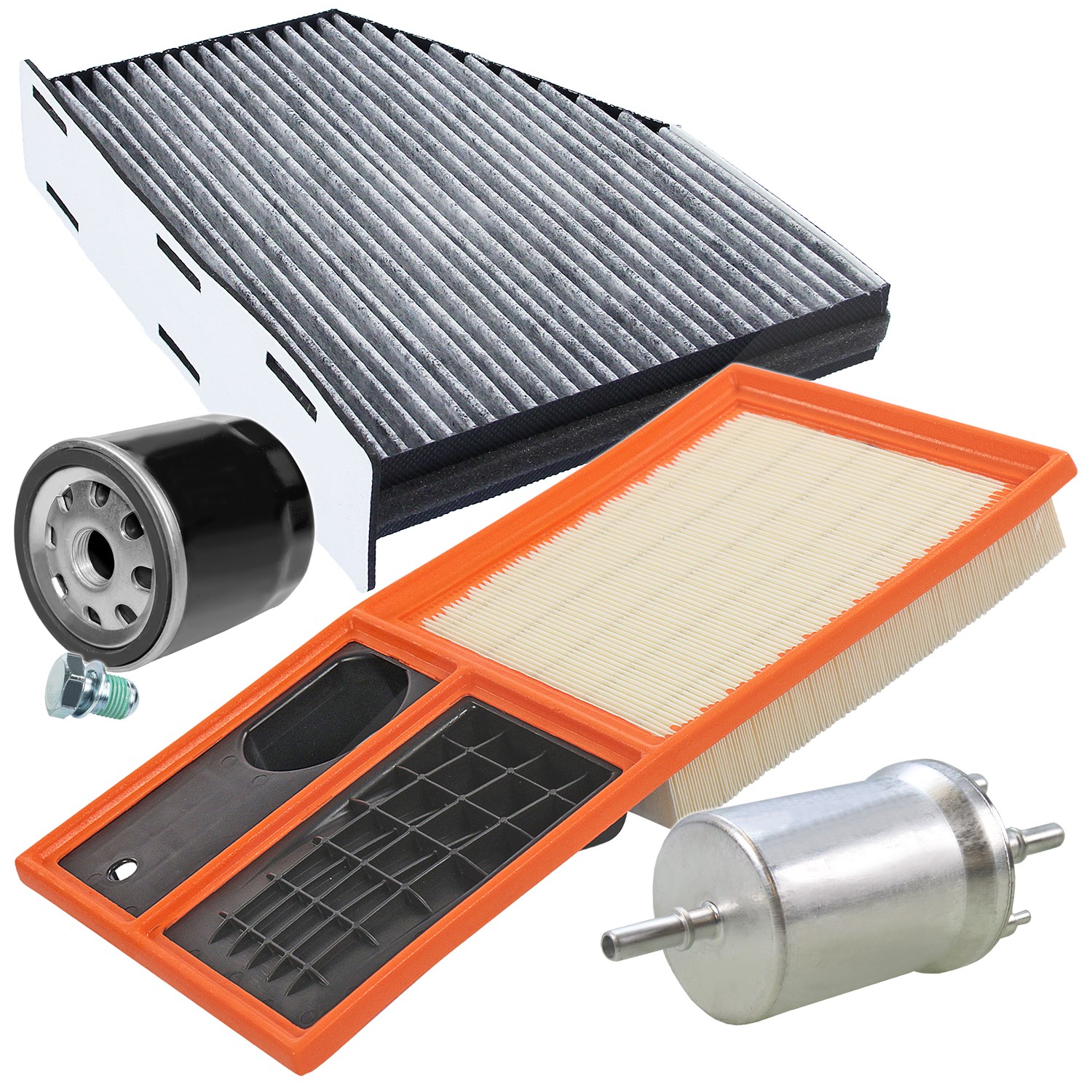 Bestprice Inspektionspaket Filtersatz SET B [Hersteller-Nr. 10492363] für Skoda, Seat, VW